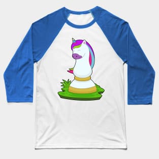 Unicorn Chess piece Knight Chess Baseball T-Shirt